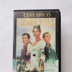 Cine: GUERRA Y PAZ VHS ESTUCHE CON 2 CINTAS KING VIDOR HENRY FONDA AUDREY HEPBURN MEL FERRER. Lote 351104814