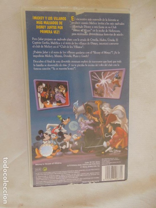 el club de los villanos - disney 2002 - video v - Compra venta en  todocoleccion