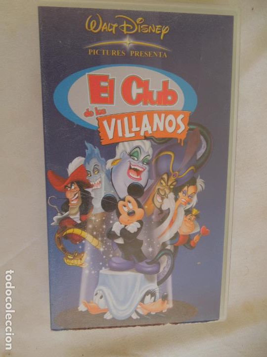 Cine: EL CLUB DE LOS VILLANOS - DISNEY 2002 - VIDEO VHS.