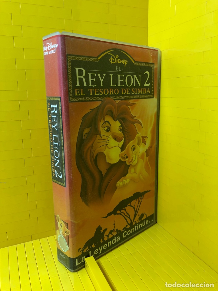 Cine: VHS ● WALT DISNEY ● EL REY LEON 2 ● EL TESORO DE SIMBA ● LA LEYENDA CONTINUA