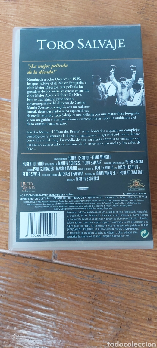 Cine: VHS Toro Salvaje - Foto 3