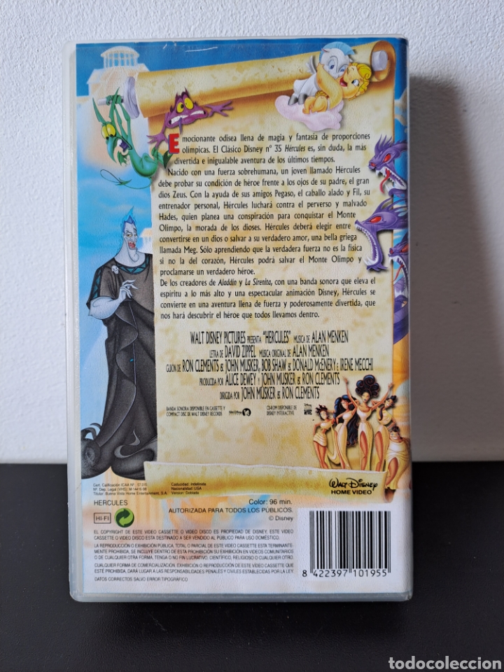 Cine: VHS - H&Eacute;RCULES. ANIME - Foto 3
