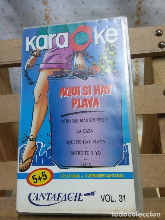 Cinema: VHS. AQUI SI HAY PLAYA. KARAOKE