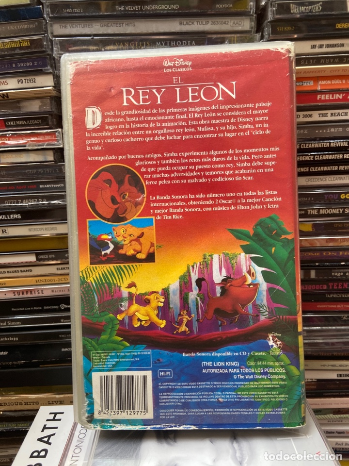 Cine: VHS el Rey Le&oacute;n los cl&aacute;sicos - Foto 2