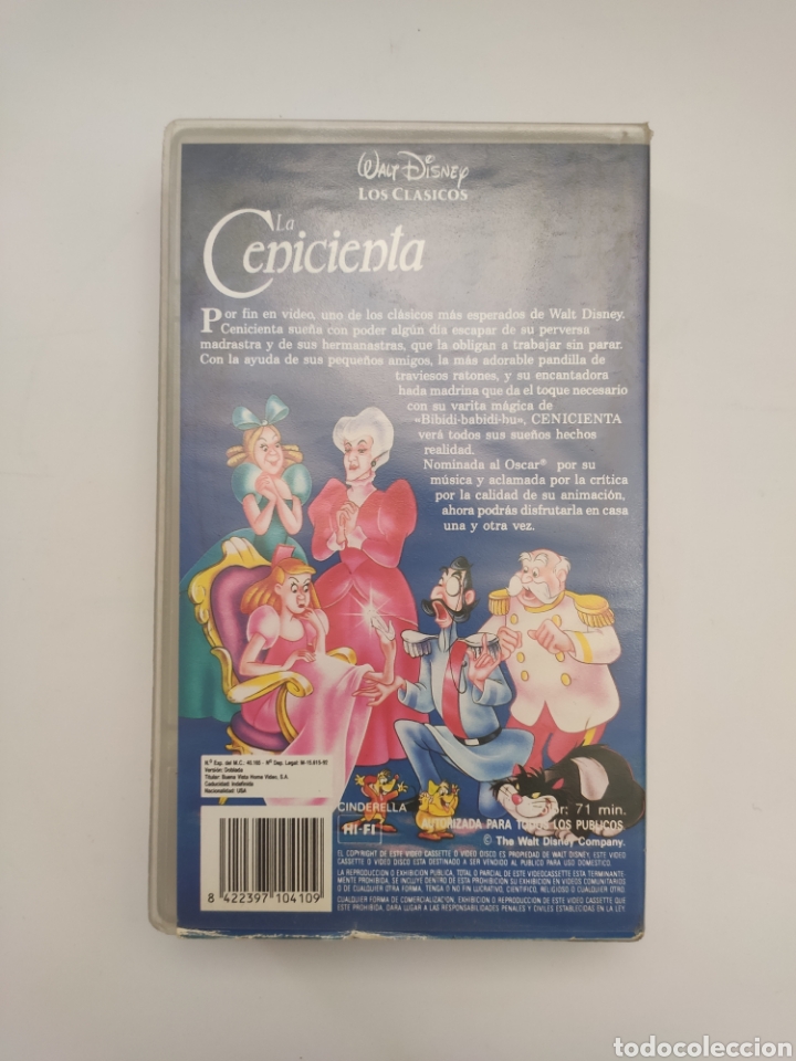Cine: LA CENICIENTA - VHS DE DISNEY - Foto 3