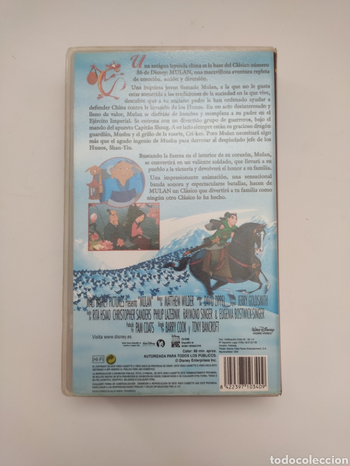 Cine: MULAN - VHS DE DISNEY - Foto 3