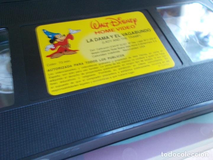 Cine: LA DAMA Y EL VAGABUNDO ,VHS - Foto 2