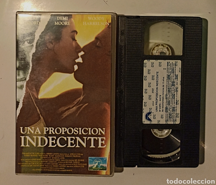 Cine: VHS UNA PROPOSICI&Oacute;N INDECENTE - PARAMOUNT - Foto 1
