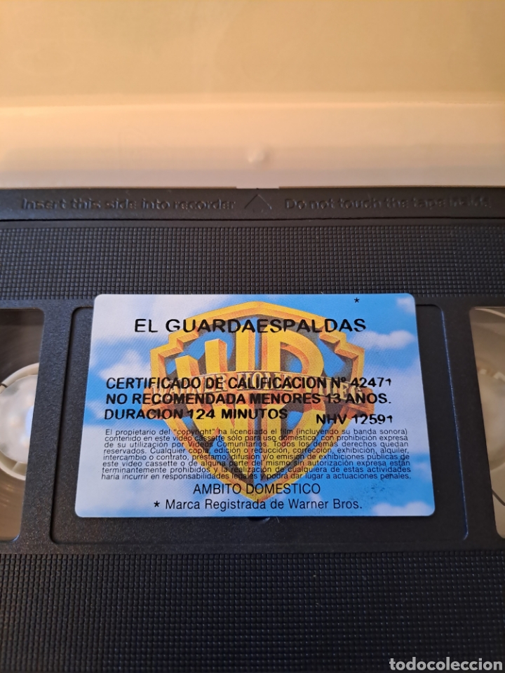 Cine: VHS- EL GUARDAESPALDAS. - Foto 3