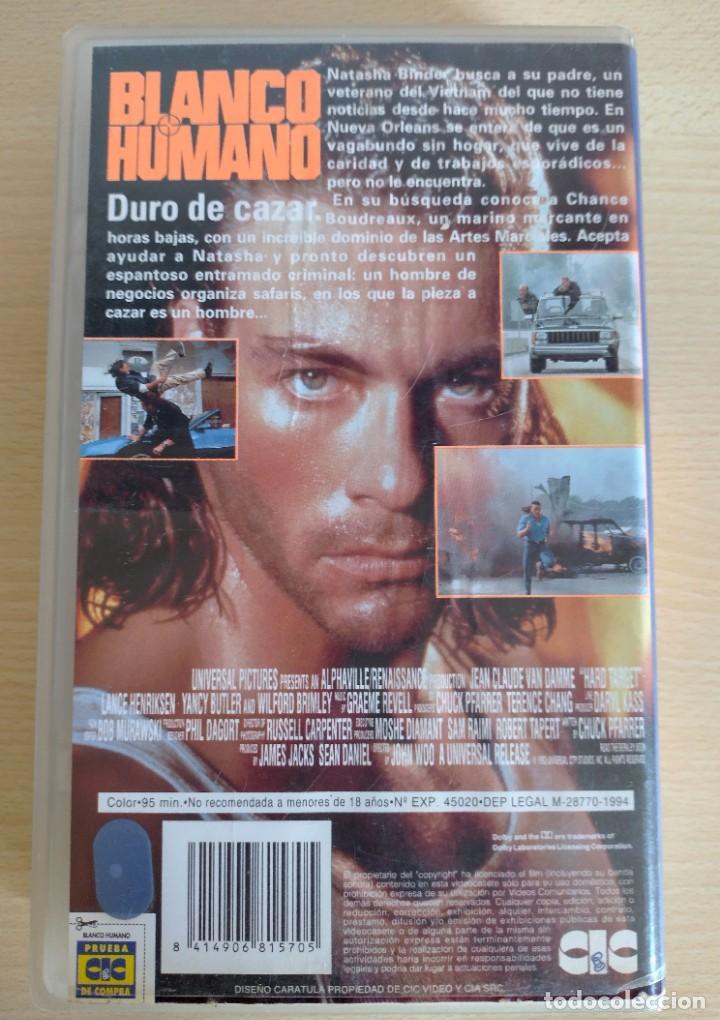 Cine: VHS BLANCO HUMANO - Foto 3