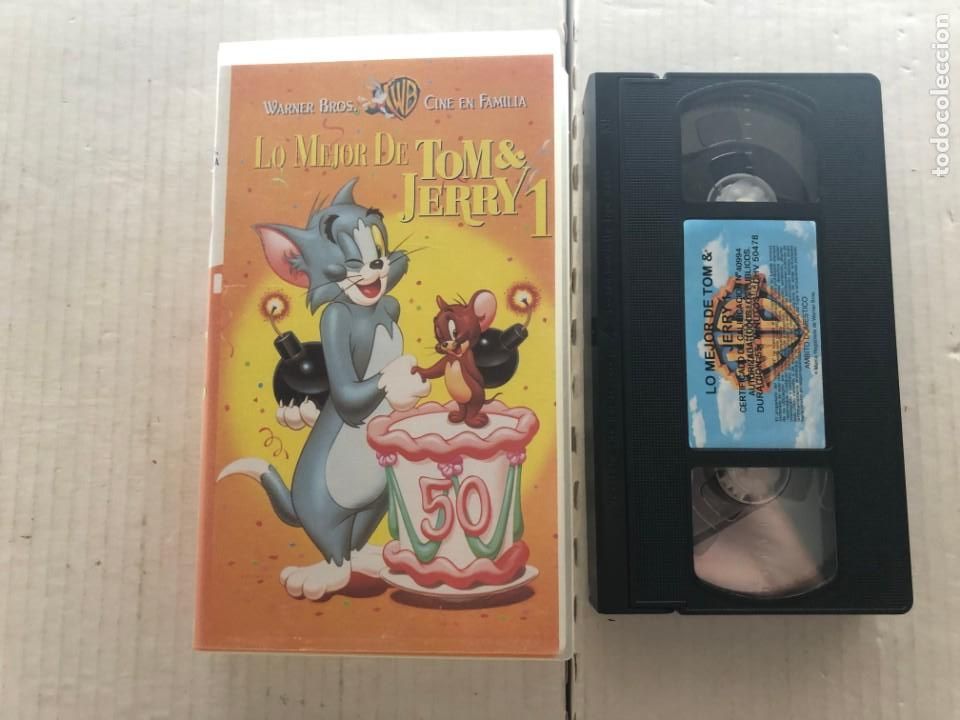 Cine: LO MEJOR DE TOM Y JERRY 1 - WARNER BROS - CINTA VHS KREATEN