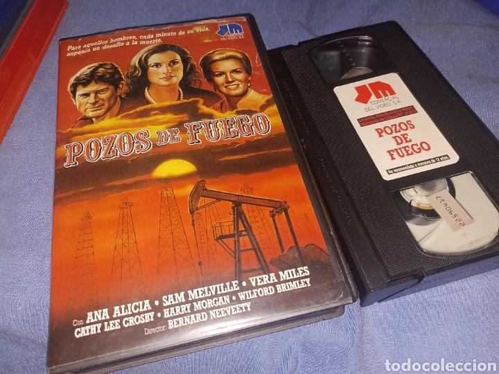 Cine: Pozos de fuego- vhs-1980- Bernard McEveety- miniserie 167 min