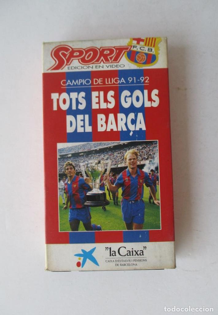 Cine: VIDEO SPORT: TOTS ELS GOLS DEL BAR&Ccedil;A - FUTBOL CLUB BARCELONA CAMPEON LIGA 91-92