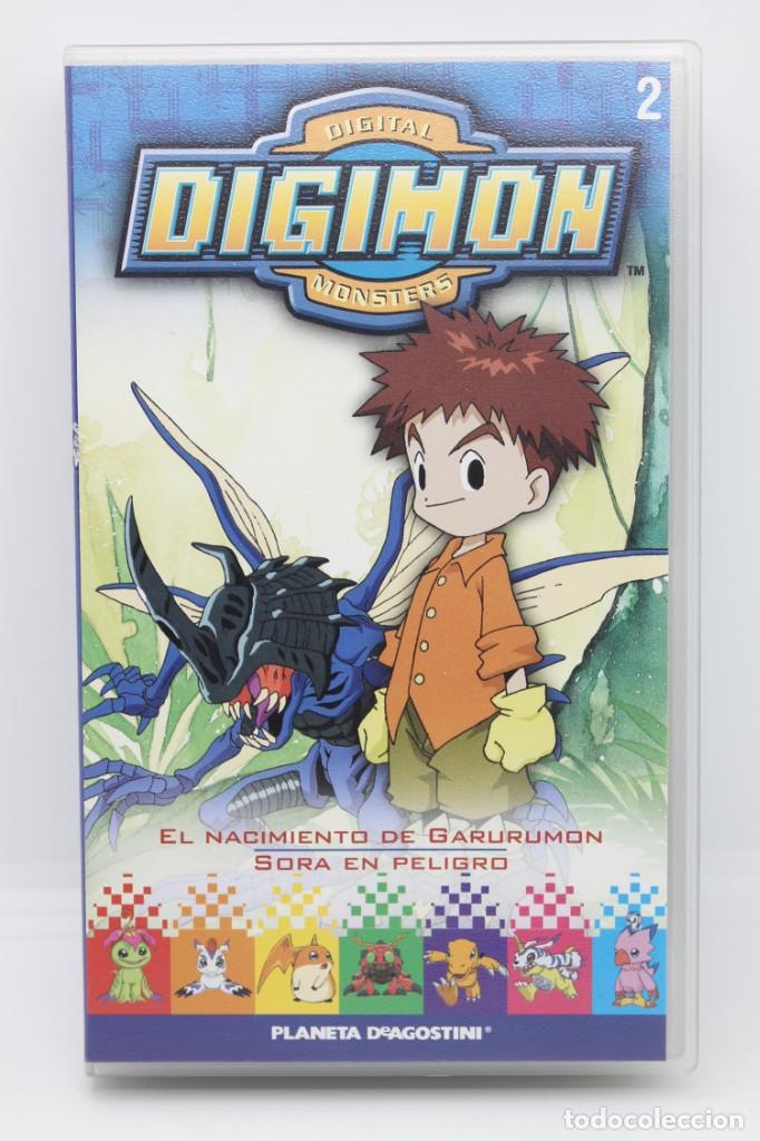 Cine: VHS DIGIMON 2 EL NACIMIENTO DE GARURUMON + SORA EL PELIGRO SOY.YO