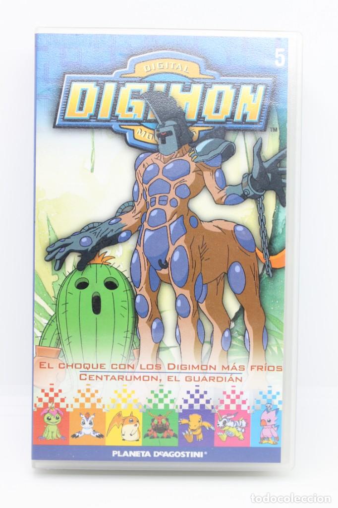 Cine: VHS DIGIMON 5 EL CHOQUE CON LOS DIGIMON MAS FRIOS + CENTARUMON EL GUARDIAN SOY.YO