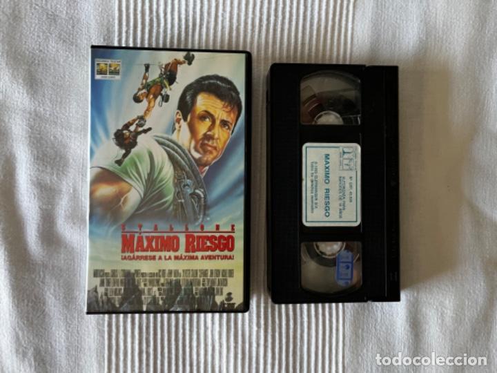 Cine: M&Aacute;XIMO RIESGO VHS STALLONE - Foto 1
