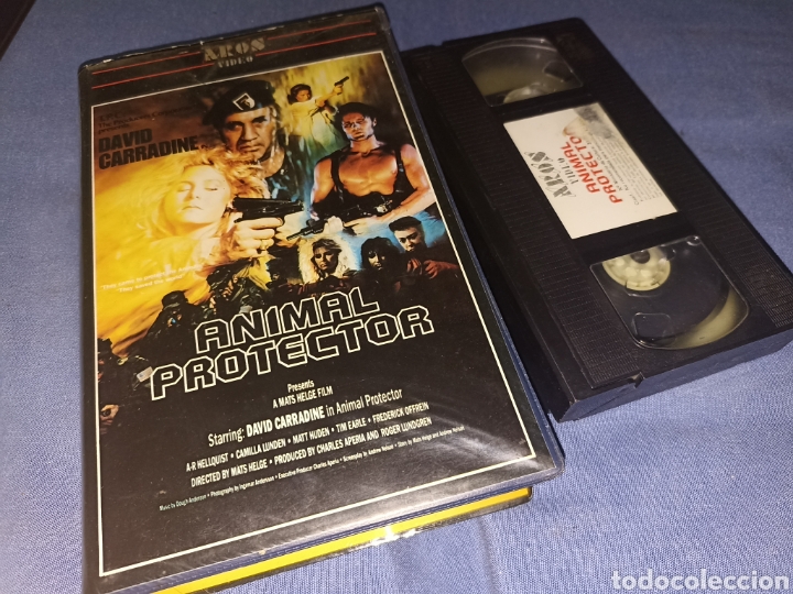 Cine: Animal protector- vhs- David carradine - Foto 1