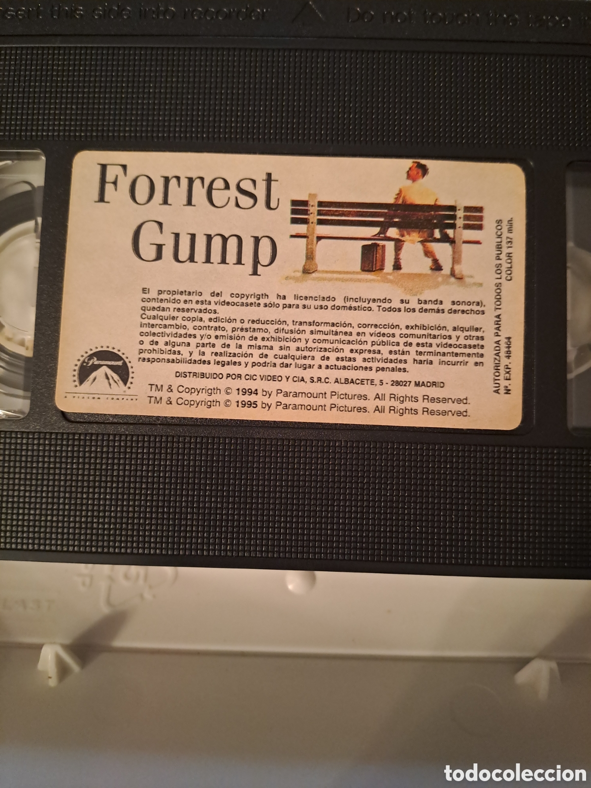 Cine: VHS- FORREST GUMP. 1995? - Foto 4
