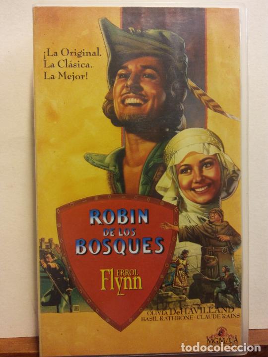 Cine: VHS. ROBIN DE LOS BOSQUES. MGM - Foto 1