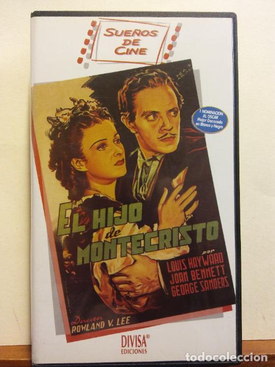 Kino: VHS. EL HIJO DE MONTECRISTO. DIVISA EDICIONES