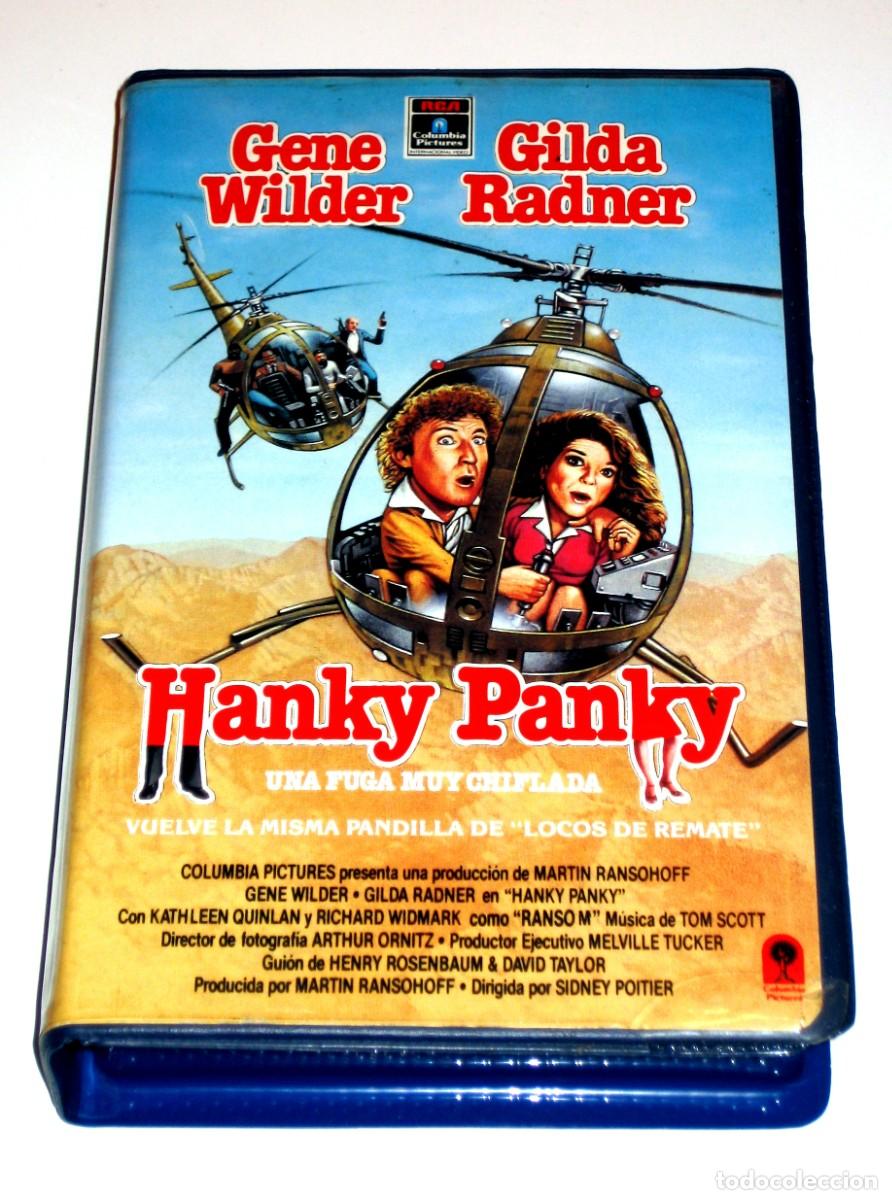 Cinema: Hanky Panky (1982) - Sidney Poitier Gene Wilder Gilda Radner Kathleen Quinlan VHS 1&ordf; EDICI&Oacute;N