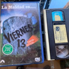 Cine: VHS. VIERNES 13. TERROR EN CASA. 1 EDICIÓN. VIDEOCLUB. Lote 365544996
