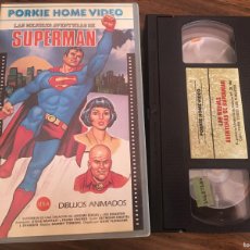 Cine: VHS - LAS MEJORES AVENTURAS DE SUPERMAN - ANIMACION. Lote 365621096