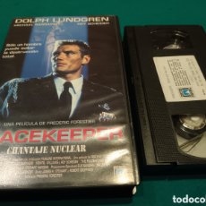 Cine: PAECEKEEPER ( CHANTAJE NUCLEAR ) VHS - CARATULA GRANDE. Lote 365921616