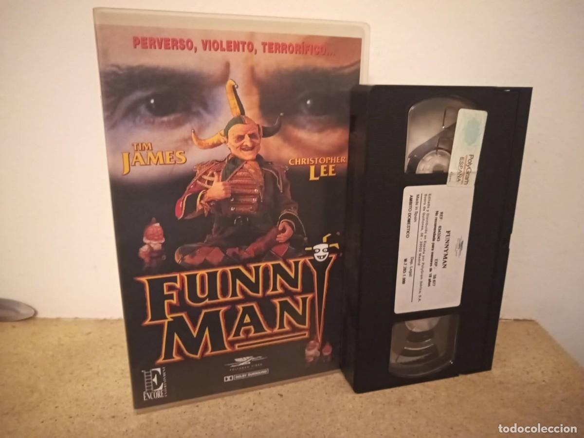 Cine: FUNNY MAN - VHS CON CHRISTOPHER LEE - Foto 1