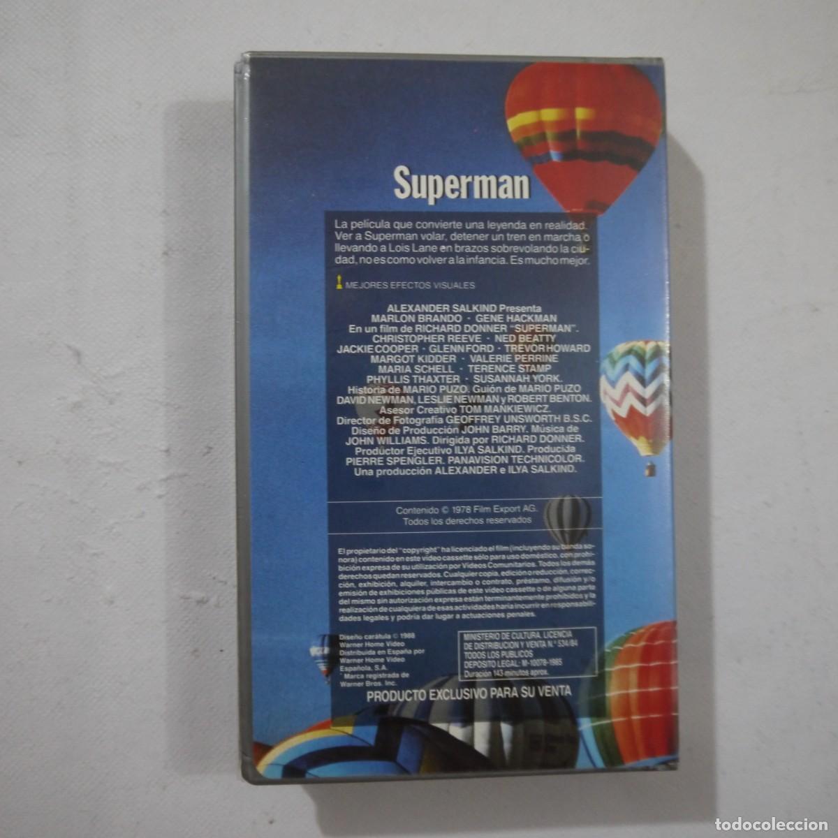Cine: SUPERMAN - WARNER HOME VIDEO - VHS - Foto 3