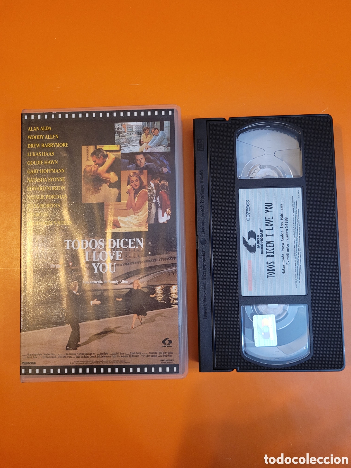 Cine: TODOS DICEN I LOVE YOU VHS WOODY ALLEN