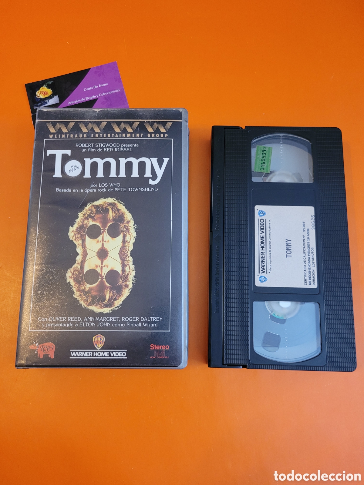 Cine: TOMMY THE MOVIE VHS THE WHO WARNER