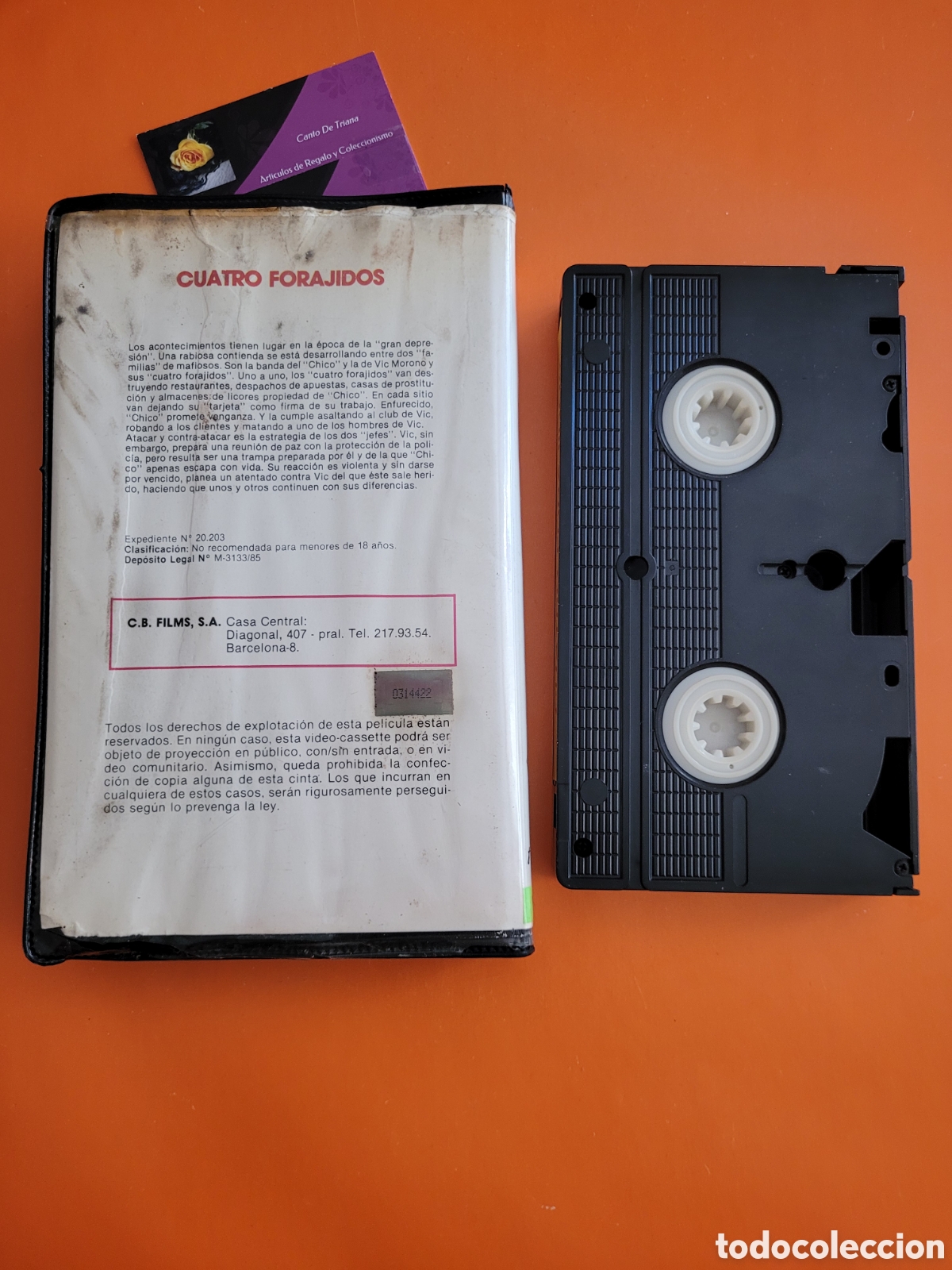 Cine: CUATRO FORAJIDOS VHS - Foto 2