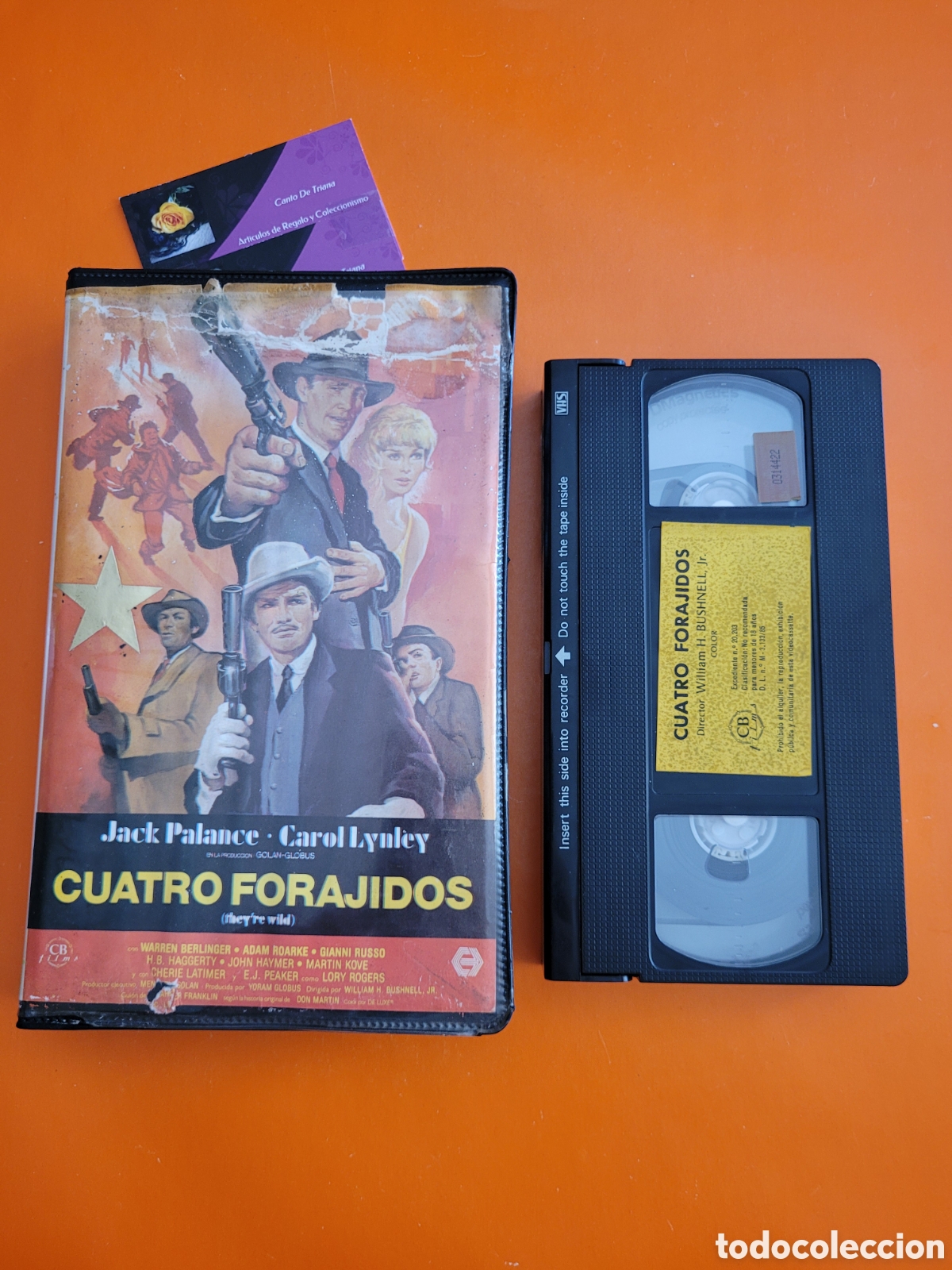 Cine: CUATRO FORAJIDOS VHS - Foto 1