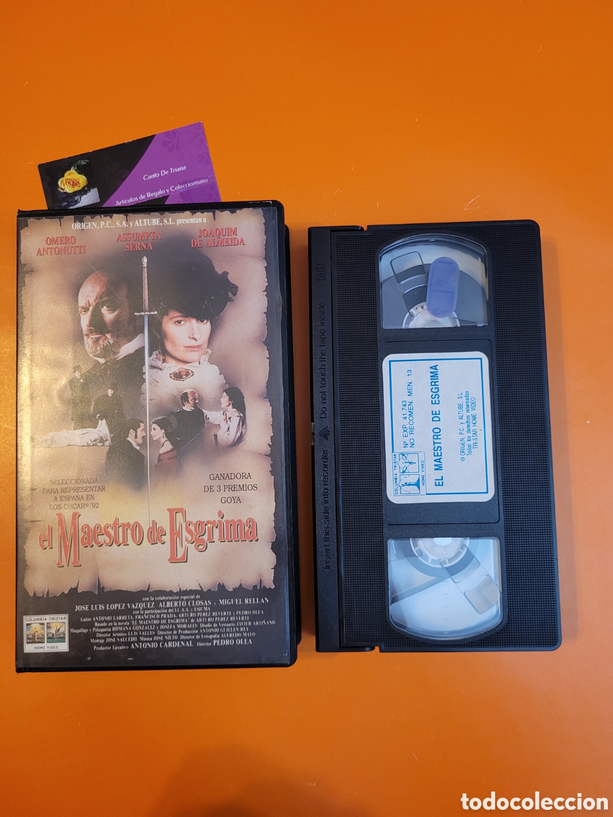 Cine: EL MAESTRO DE ESGRIMA VHS - Foto 1