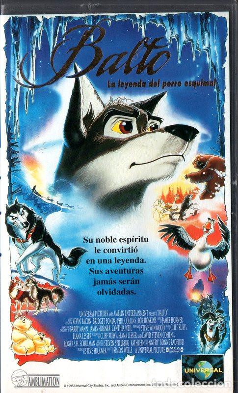 Cinema: Balto. La leyenda del perro esquimal. VHS