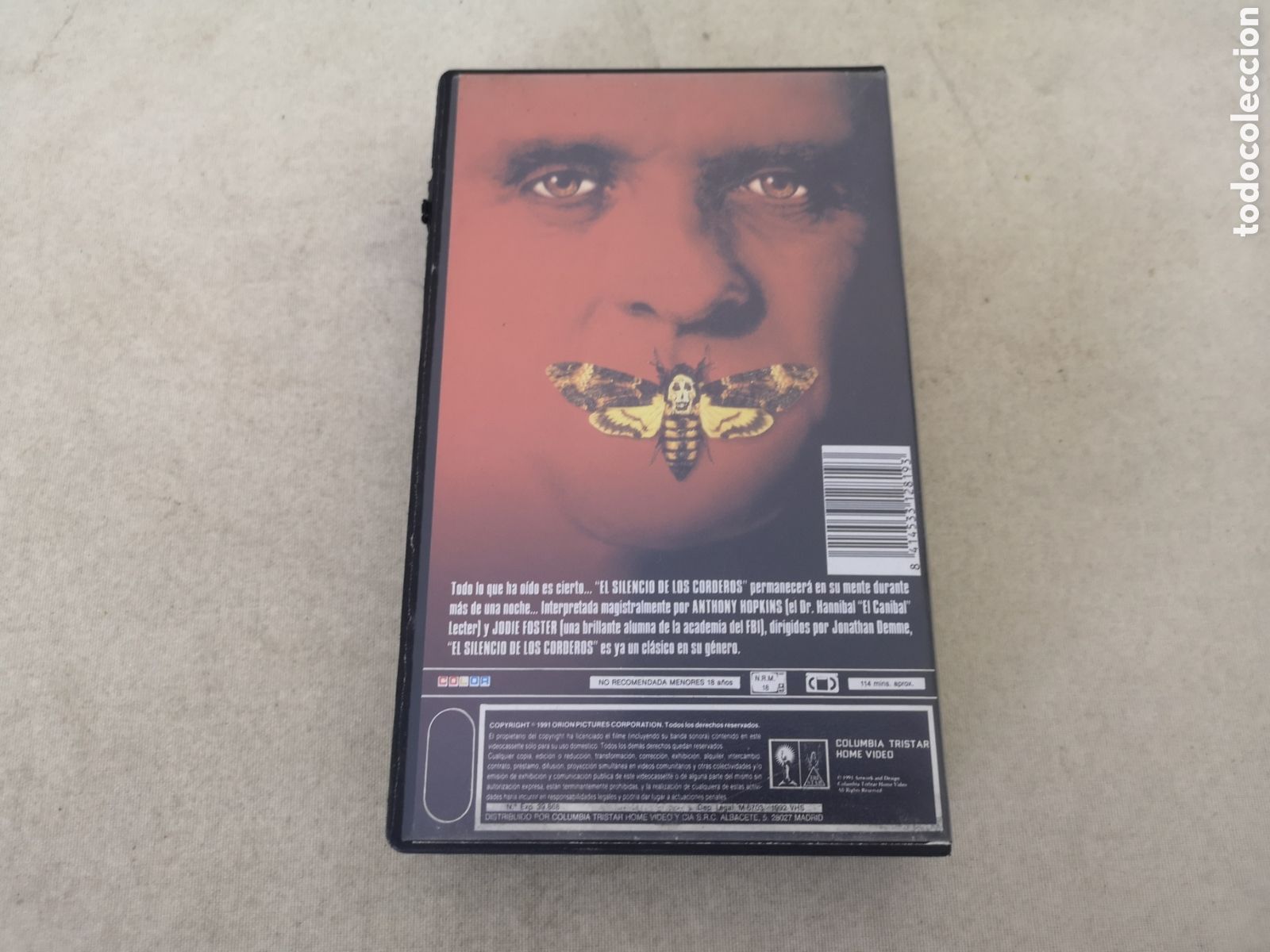 Cine: El Silencio de Los Corderos VHS - Foto 4