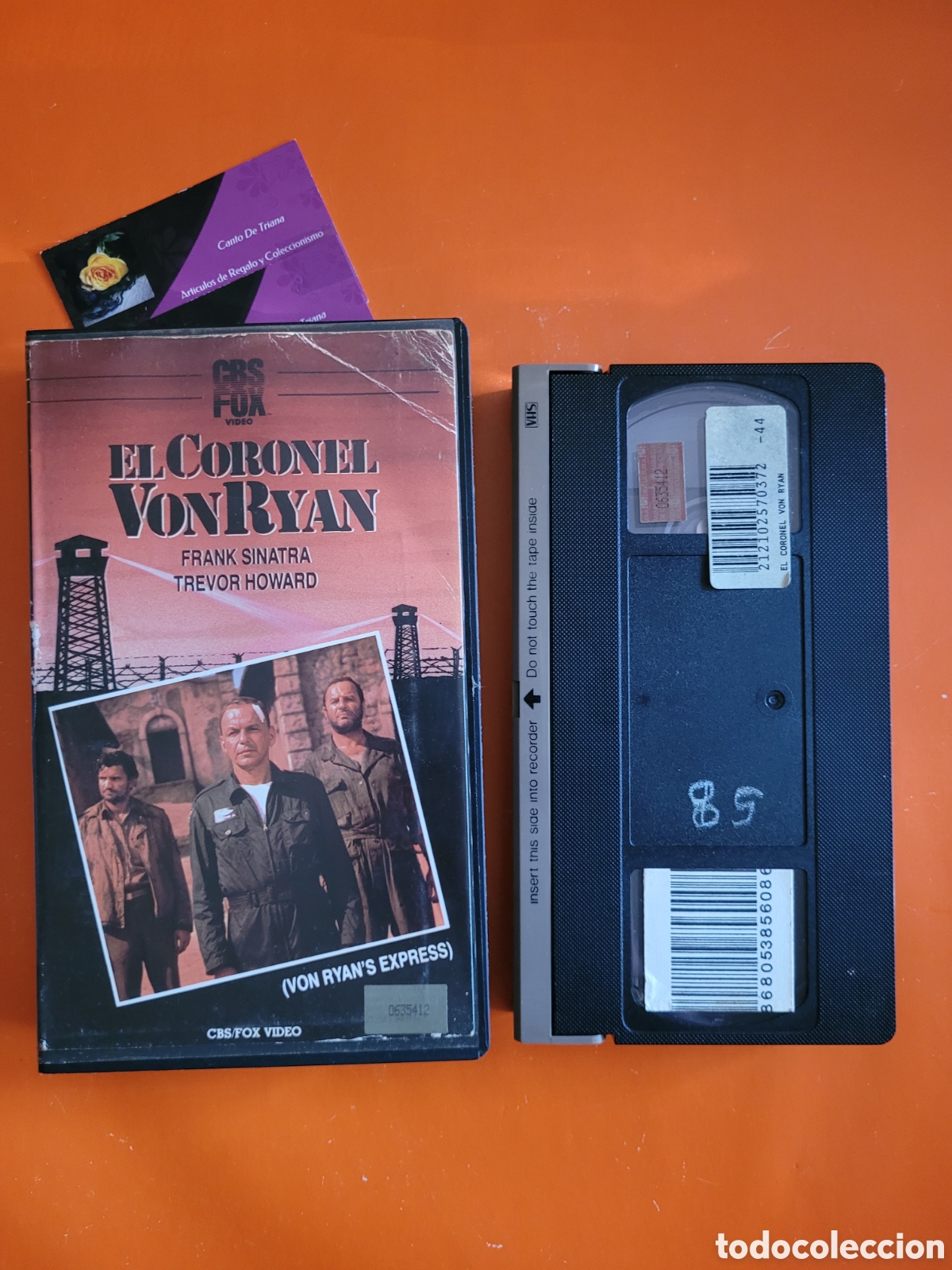 Cine: EL CORONEL VON RYAN VHS FRANK SINATRA - Foto 1