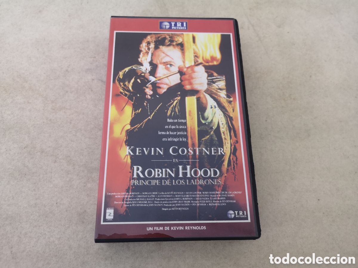 Cine: Robin Hood Pr&iacute;ncipe de Los Ladrones VHS