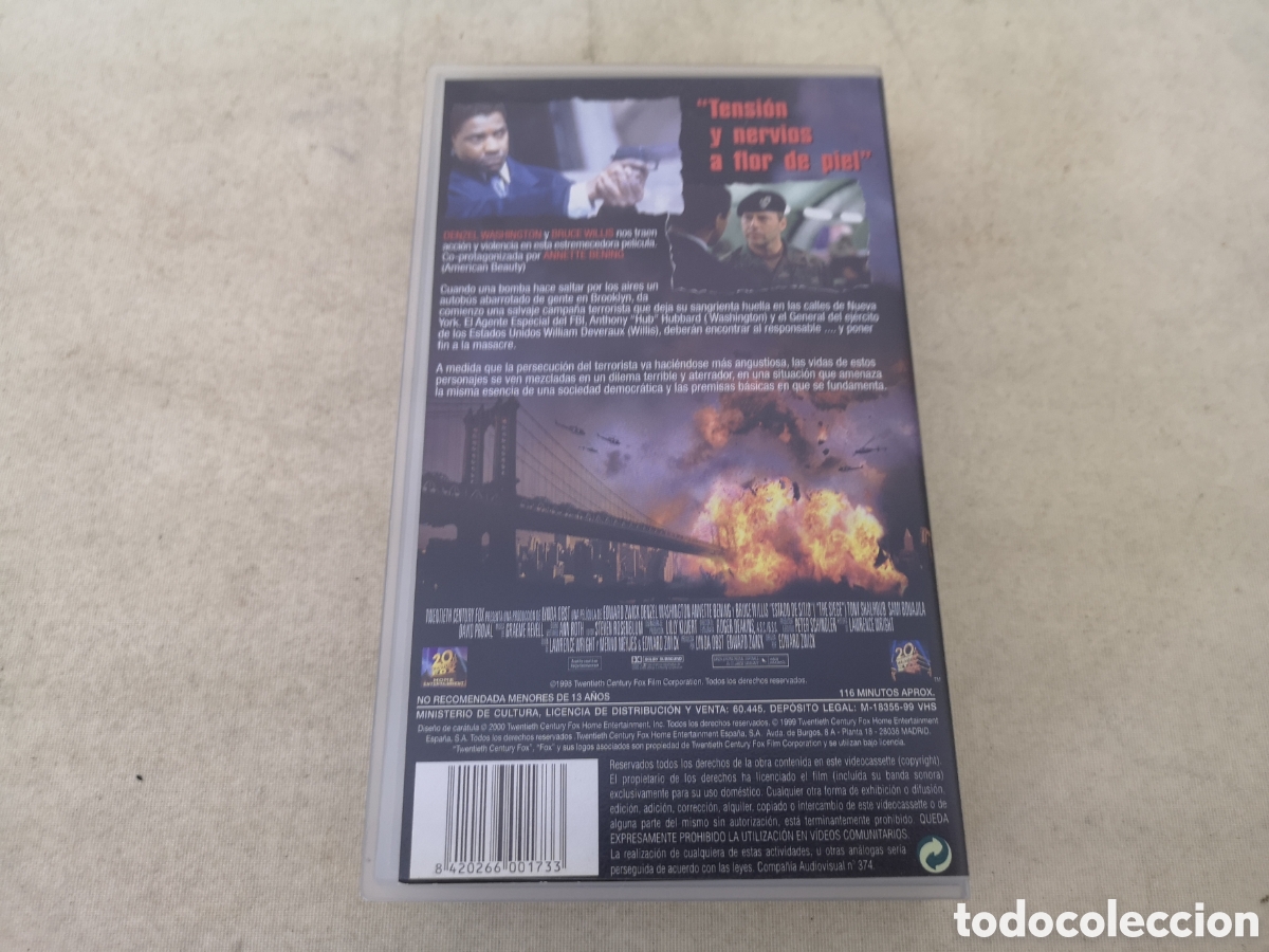 Cine: Estado de Sitio VHS - Foto 4