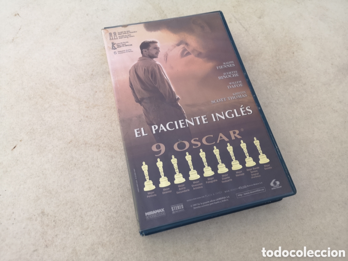 Cine: El Paciente Ingl&eacute;s VHS - Foto 2