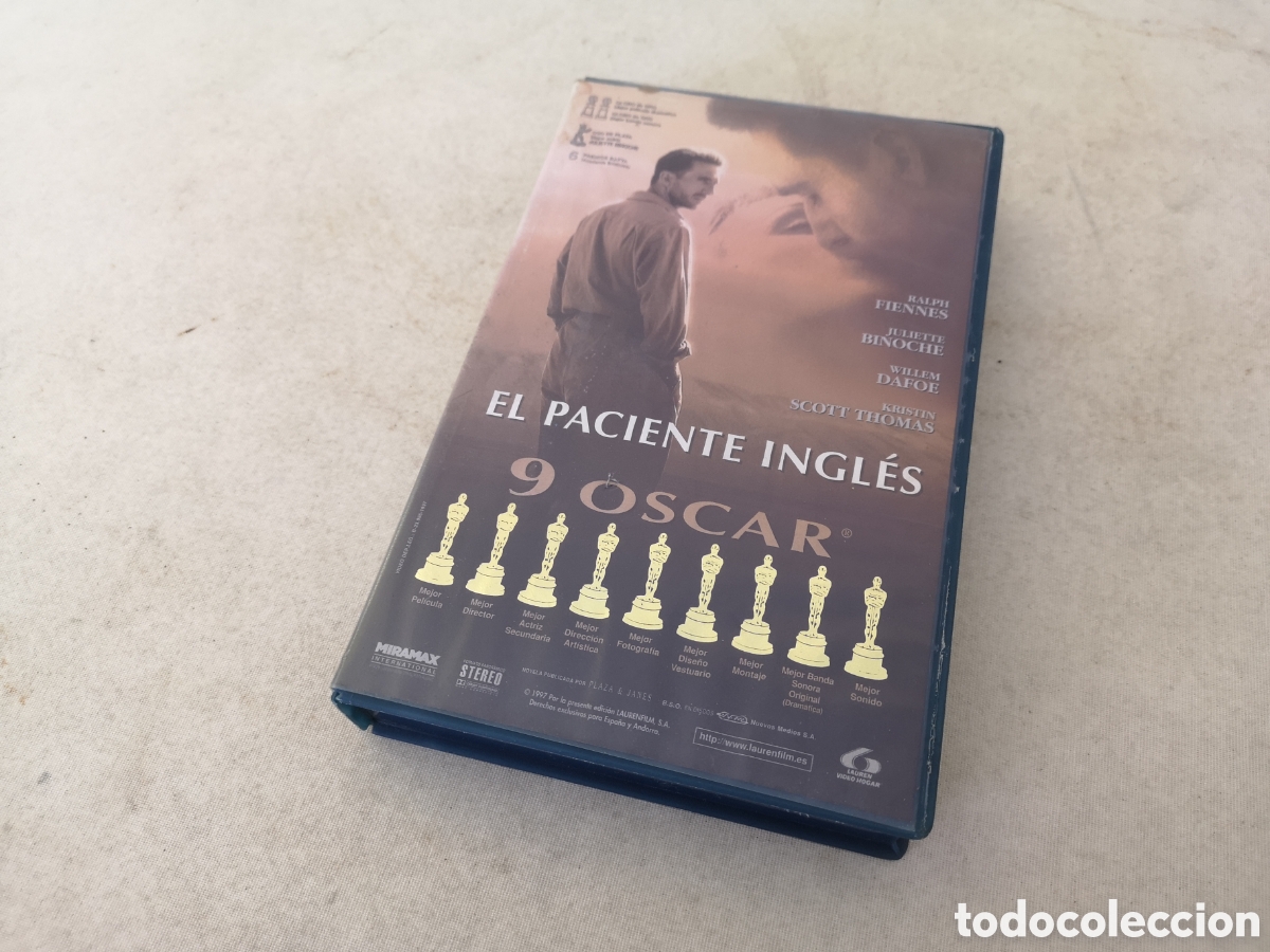 Cine: El Paciente Ingl&eacute;s VHS - Foto 3