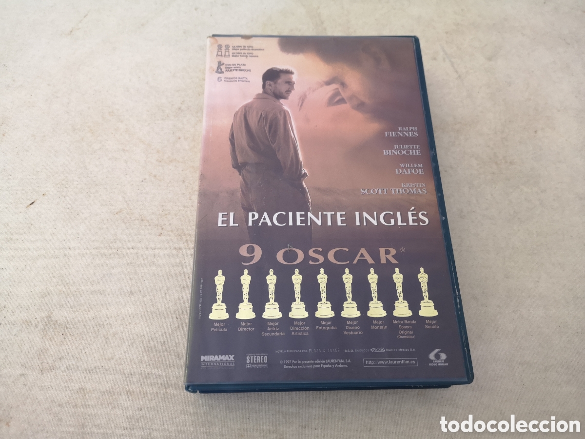 Cine: El Paciente Ingl&eacute;s VHS - Foto 1