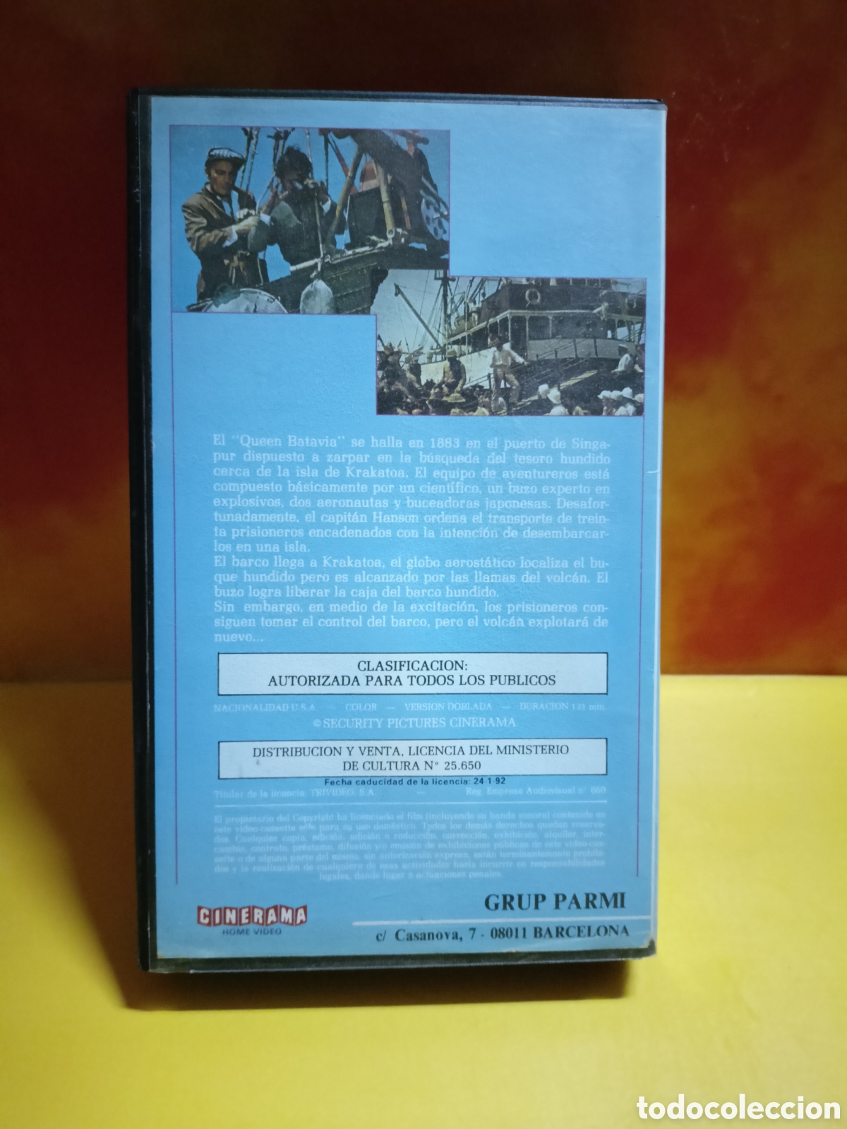 Cine: KRAKATOA AL ESTE DE JAVA - Maximilian Schell, Diane Baker - (1968) - VHS - Foto 3