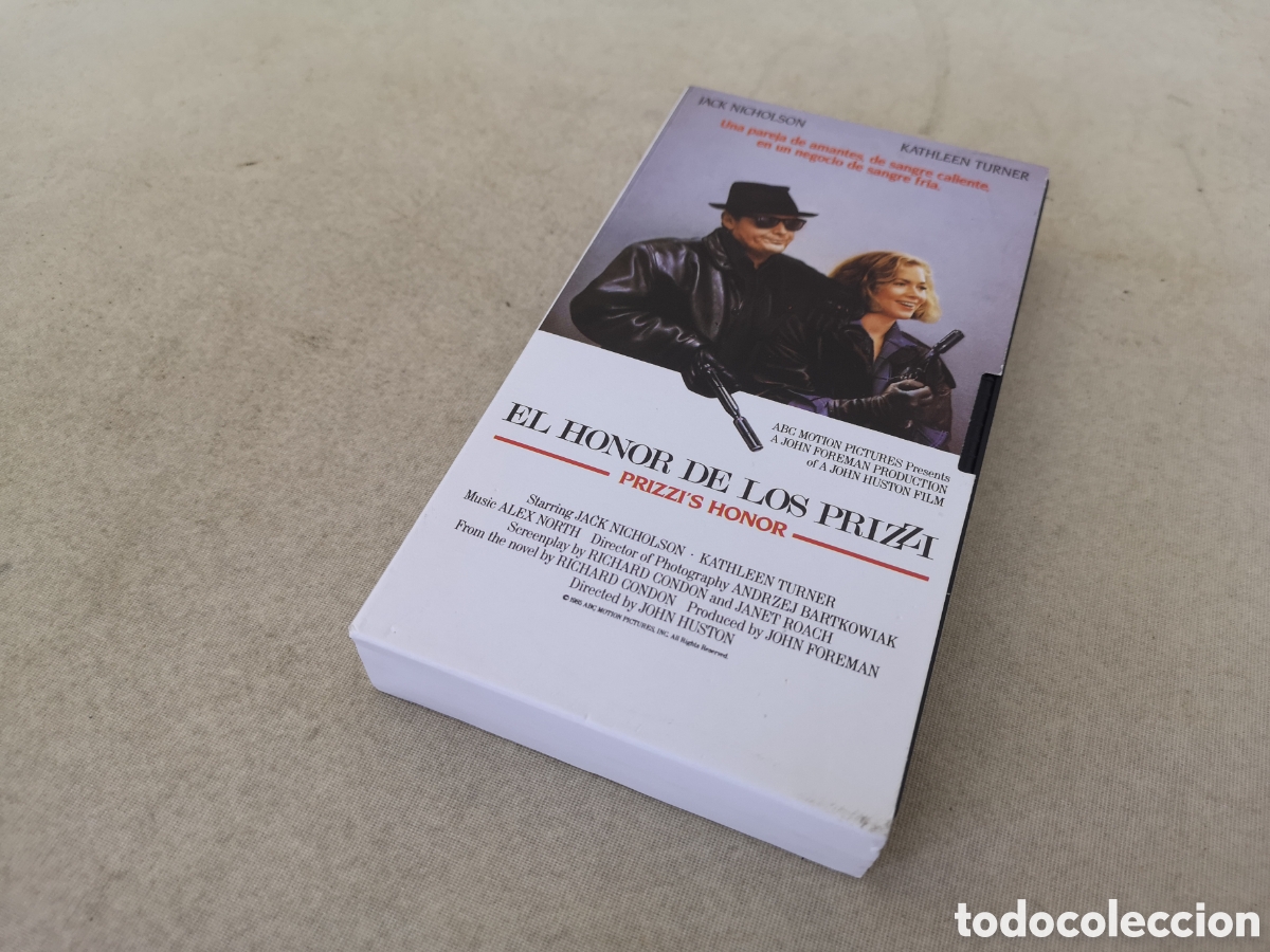 Cine: El Honor de Los Prizzi VHS - Foto 3