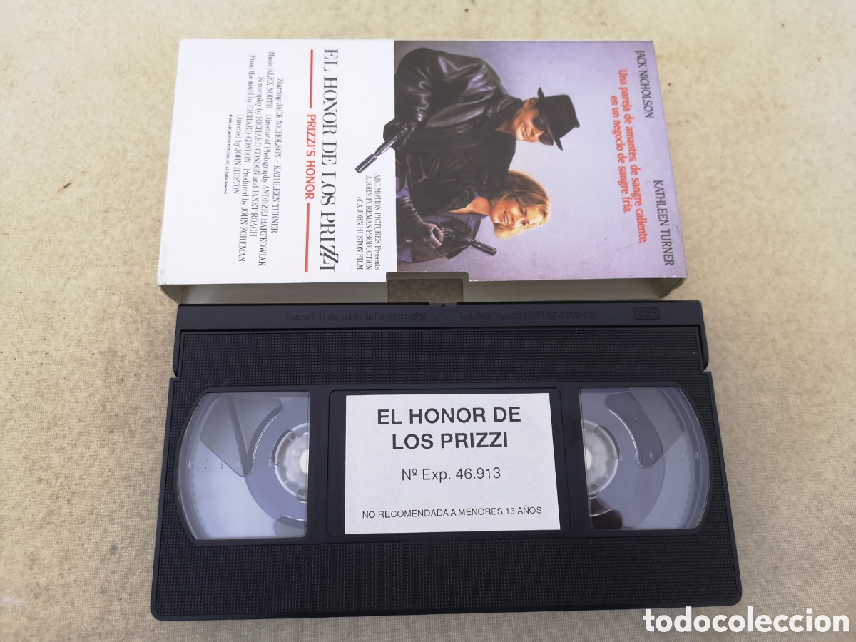 Cine: El Honor de Los Prizzi VHS - Foto 6