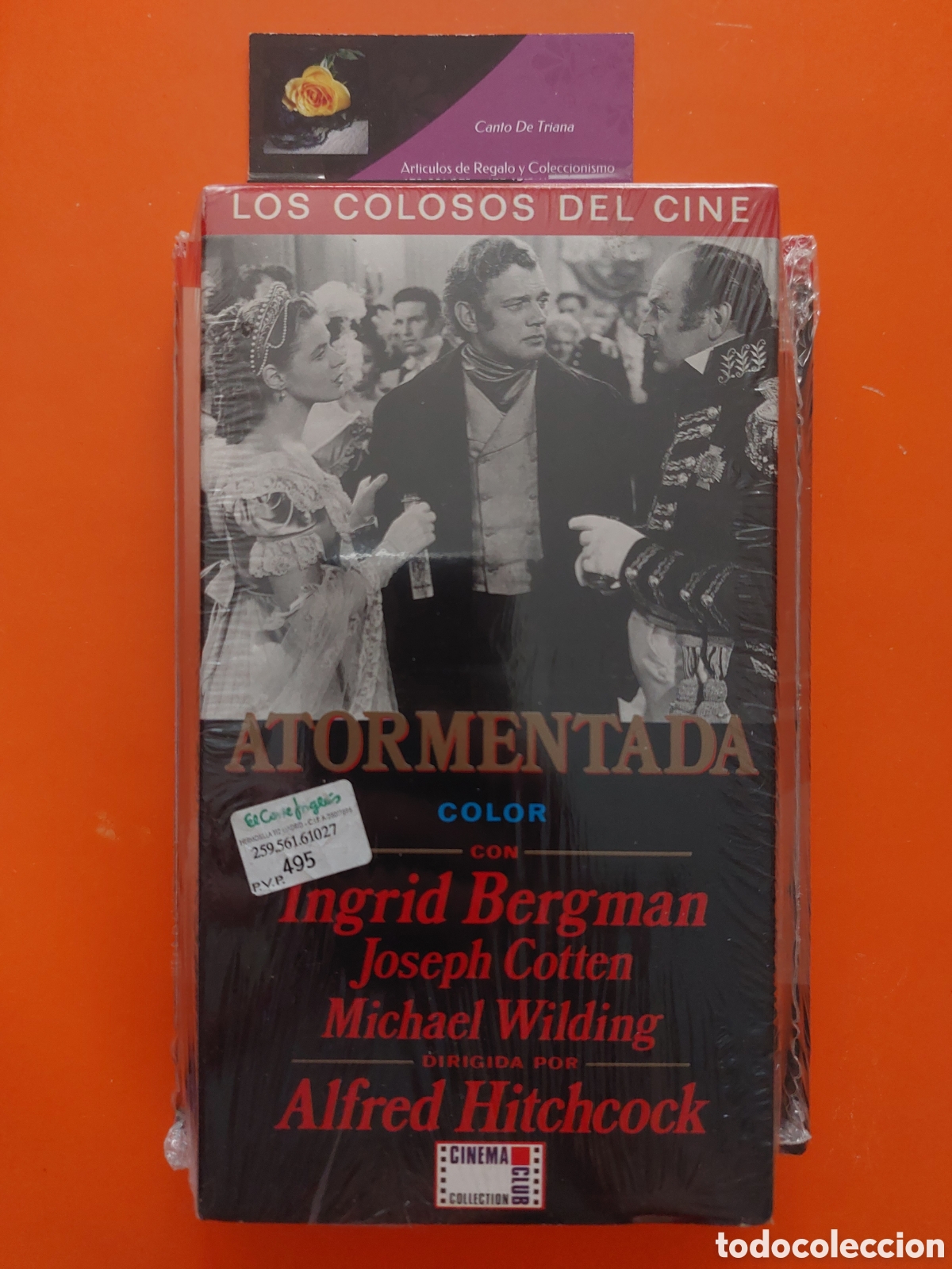 Cinema: ATORMENTADA # ALFRED HITCHCOOK # VHS PRECINTADO # COLOSOS DEL CINE # CINEMA CLUB