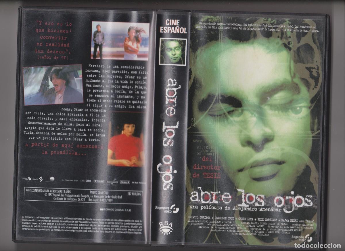 Cine: ABRE LOS OJOS VHS usado - Foto 1