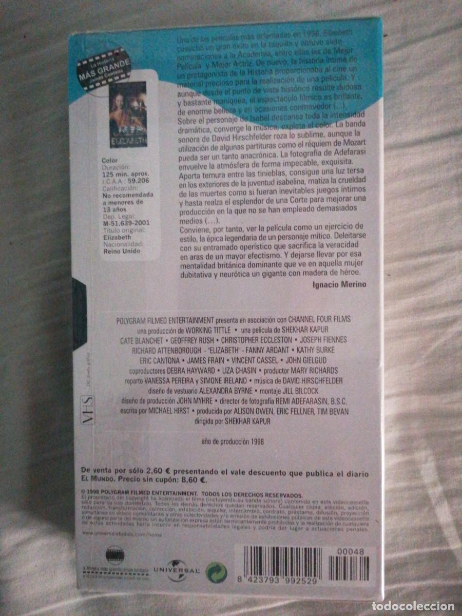 Cine: ELIZABETH VHS - Foto 3
