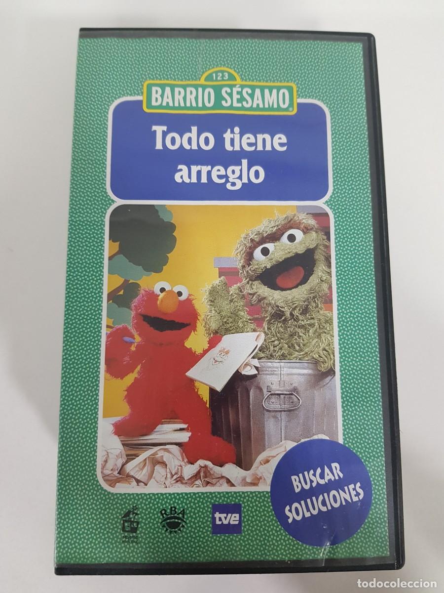 Cine: VHS. BARRIO SESAMO. TODO TIENE ARREGLO. BUSCAR SOLUCIONES